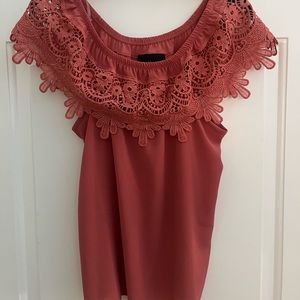 Pink Lace Top